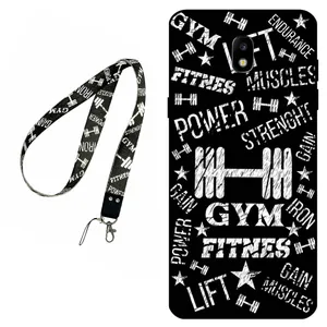 Megafone Gym 0010 Cover For Samsung Galaxy J7 Pro / J730 Mobile Neckband