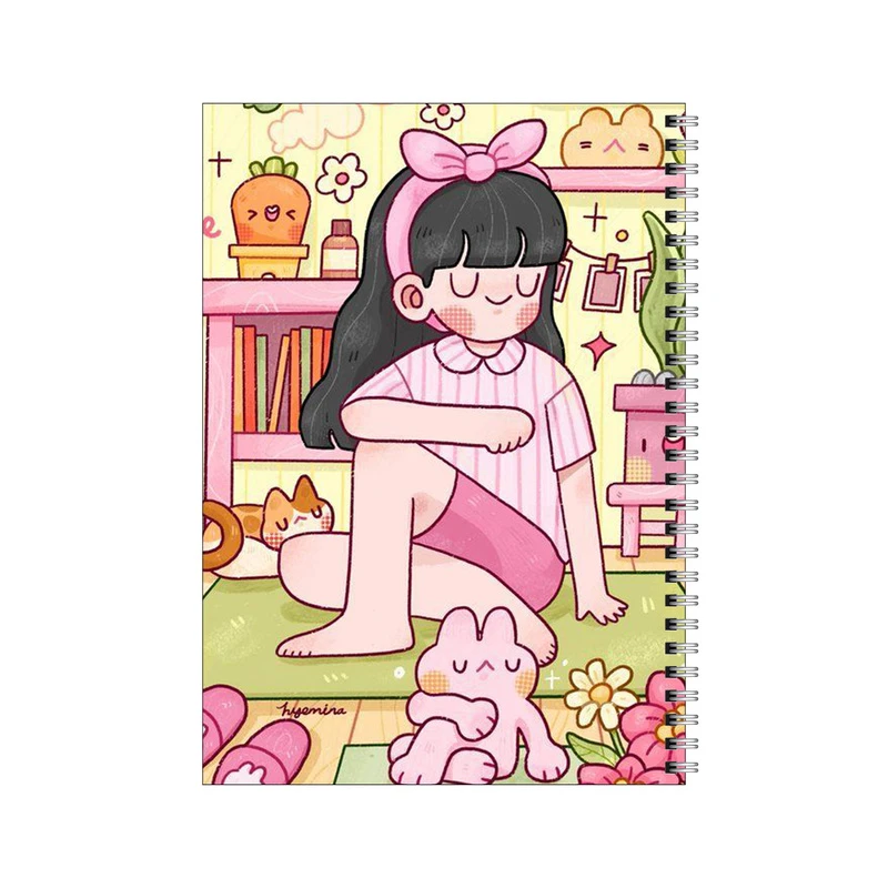 دفتر مشق 80 برگ بامبیلیپ طرح دختر کد 5867786