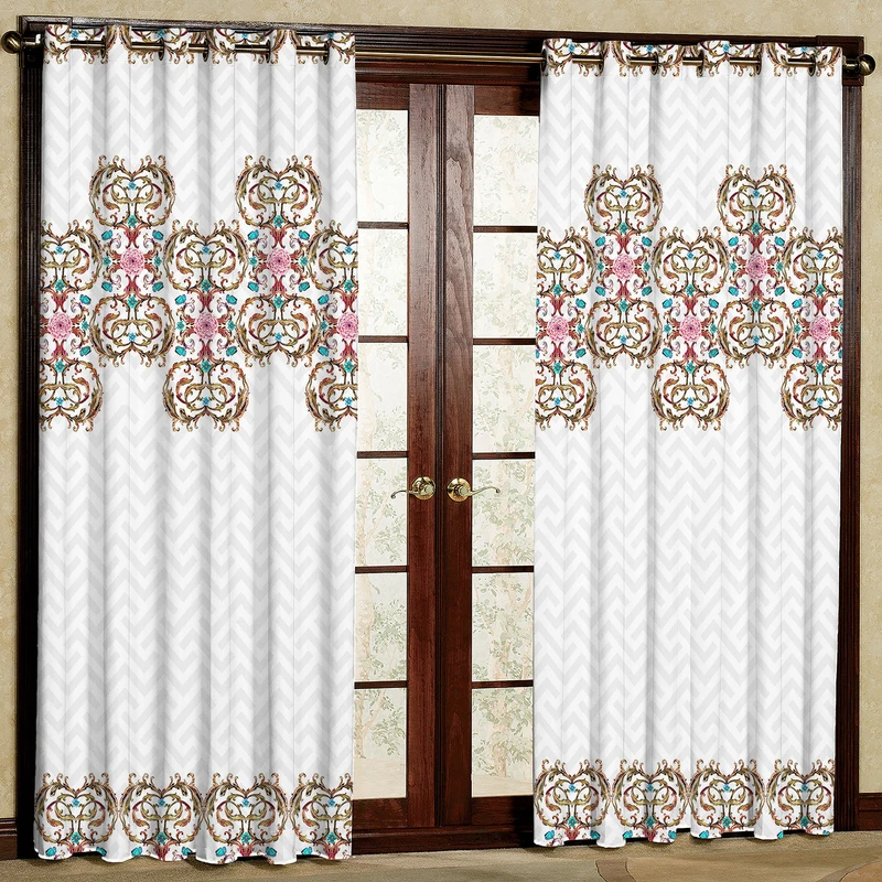 پرده مدل مخمل پانچی کد 1864T2 سایز 200x140 سانتی متر