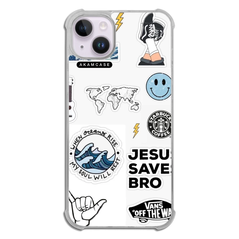 کاور آکام مدل AMCWTA14PLUS-GOOD VIBE1 مناسب برای گوشی موبایل اپل iPhone 14 Plus