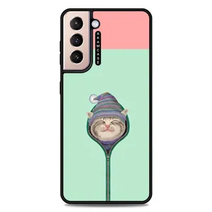 AKAM AMC-WSGS21P-CATS Cover For Samsung Galaxy S21 Plus
