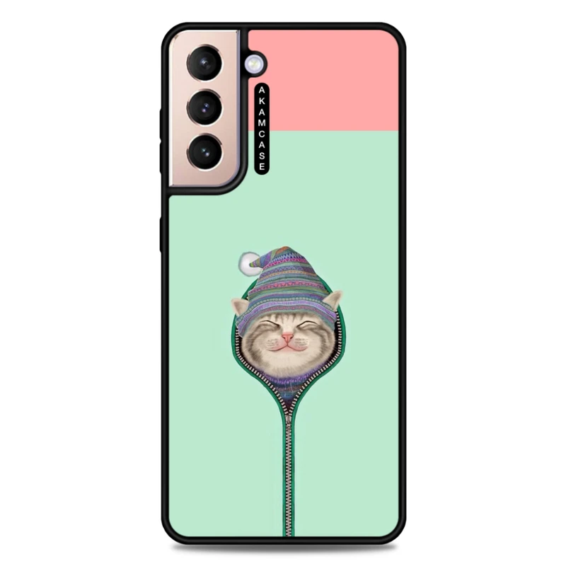 کاور آکام مدل AMC-WSGS21P-CATS مناسب برای گوشی موبایل سامسونگ Galaxy S21 Plus