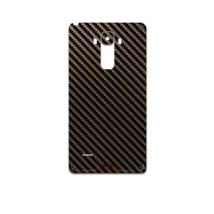 MAHOOT Glossy-Brown-Fiber Cover Sticker for LG G4 Stylus