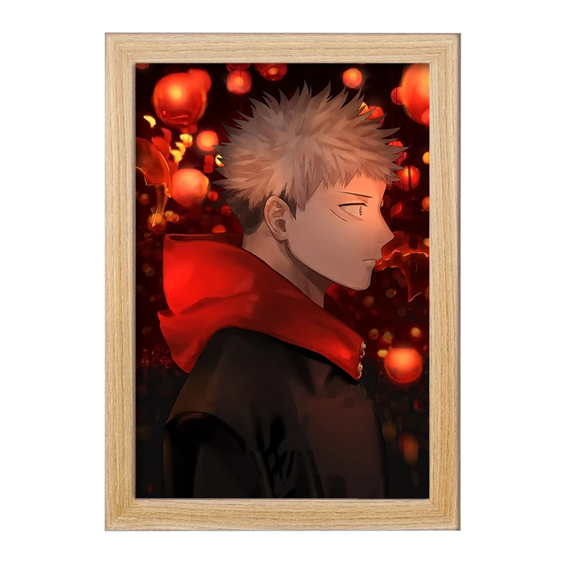 تابلو خندالو مدل ایتادوری یوجی انیمه جوجوتسو کایزن  کد 11058