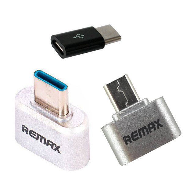 مبدل OTG USB-C ریمکس مدل 01 مجموعه 3 عددی