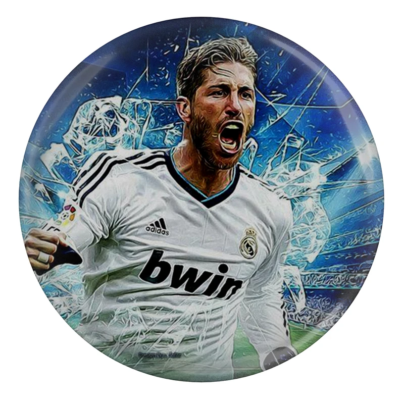 پیکسل طرح بازیکن فوتبال سرخیو راموس بازیکن فوتبال رئال مادرید مدل S4305