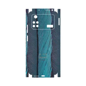 MAHOOT Turquoise feathers-FullSkin Cover Sticker for Xiaomi Poco M4 Pro 4G