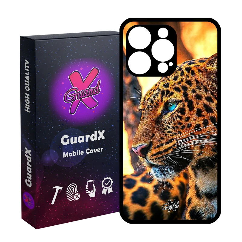 کاور گارد ایکس طرح پلنگ مدل Glass10237 مناسب برای گوشی موبایل اپل iPhone 15 Pro Max