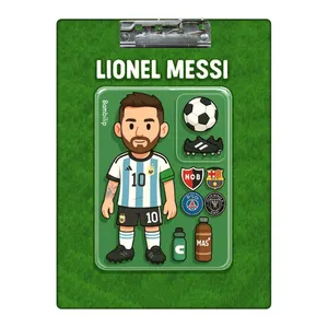 تخته شاسی طرح کیمدی فوتبالیست مسی کد 3474624 سایز A4