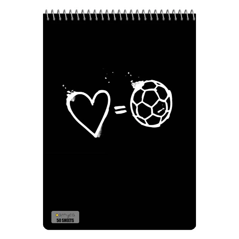 دفتر نقاشی 50 برگ سیمی کارنیکا طرح Football Lover کد 45803