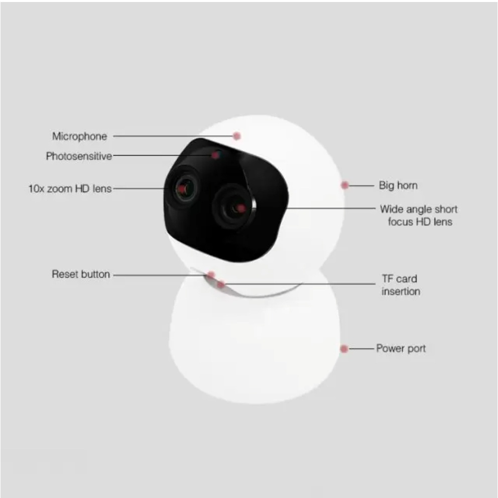دوربین مداربسته تحت شبکه مدل CareCam-Pro--Wifi