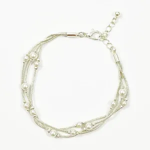 دستبند زنانه سیکس مدل مرواریدی کد 10000