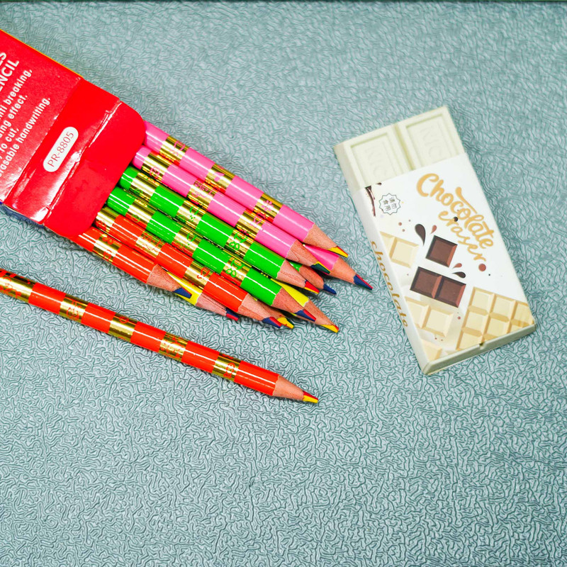 مداد رنگی 12 رنگ پورودون کد 001