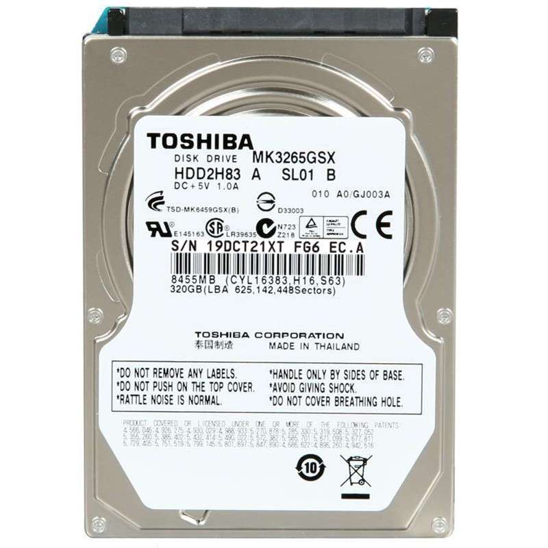 هارددیسک اینترنال توشیبا مدل MK3265GSX ظرفیت 320 گیگابایت هارددیسک اینترنال توشیبا مدل MK3265GSX ظرفیت 320 گیگابایت