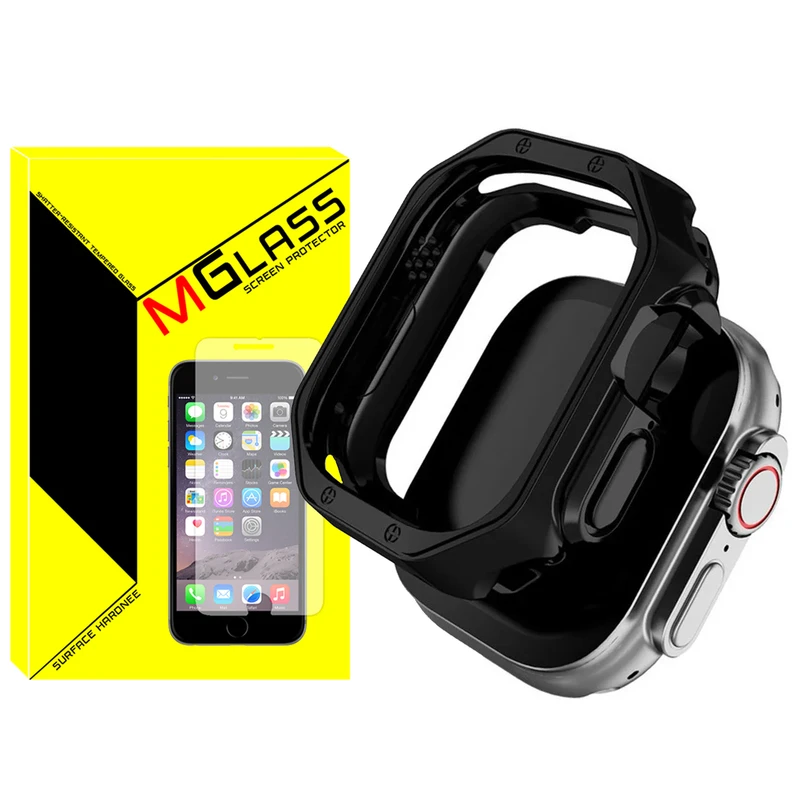 کاور ام‌گلس مدل MG LUX مناسب برای اپل واچ Ultra / Ultra 2 49mm