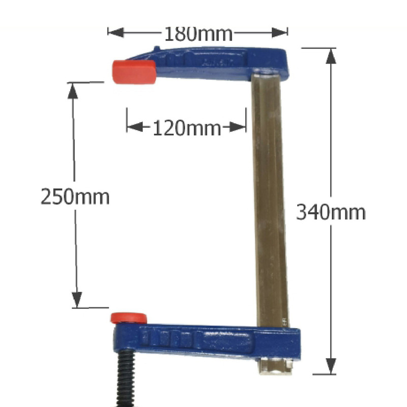 گیره پیچ دستی مدل 120x250 گیره پیچ دستی مدل 120x250