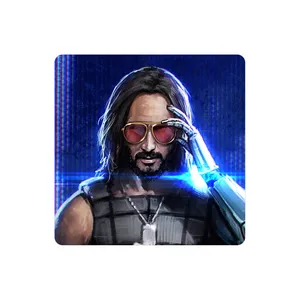 زیر لیوانی طرح Cyberpunk مدل MC1394