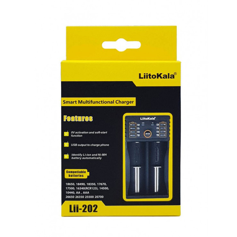 شارژر باتری نیکل و لیتیوم _ یون لیتوکالا مدل Lii_202