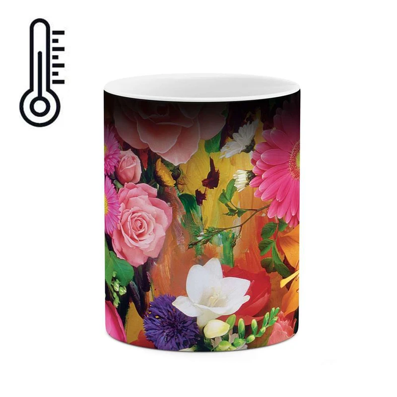 ماگ حرارتی کاکتی مدل گل کد mgh11971