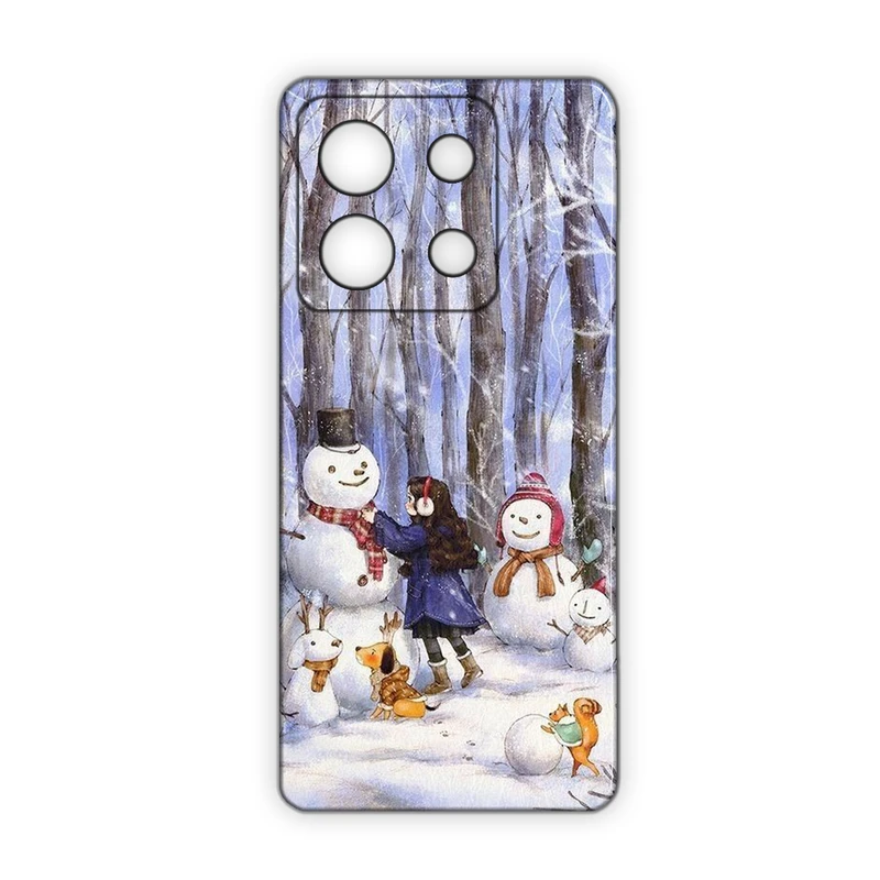 کاور مدل دخترانه کد 291 مناسب برای گوشی موبایل شیائومی Redmi Note 13 Pro 4G / Poco M6 Pro 4G