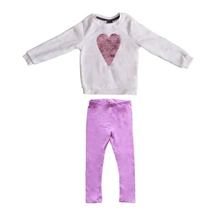 ست سویشرت و شلوار دخترانه لوپیلو مدل قلبی