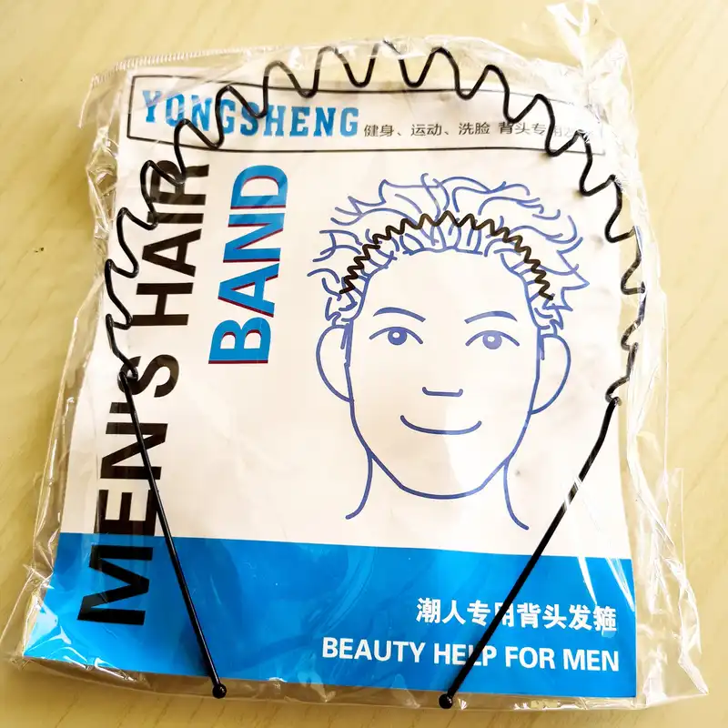 تل مو زنانه مدل فلزی زیگزاگی اسپرت طرح هفت هشتی کد T1780