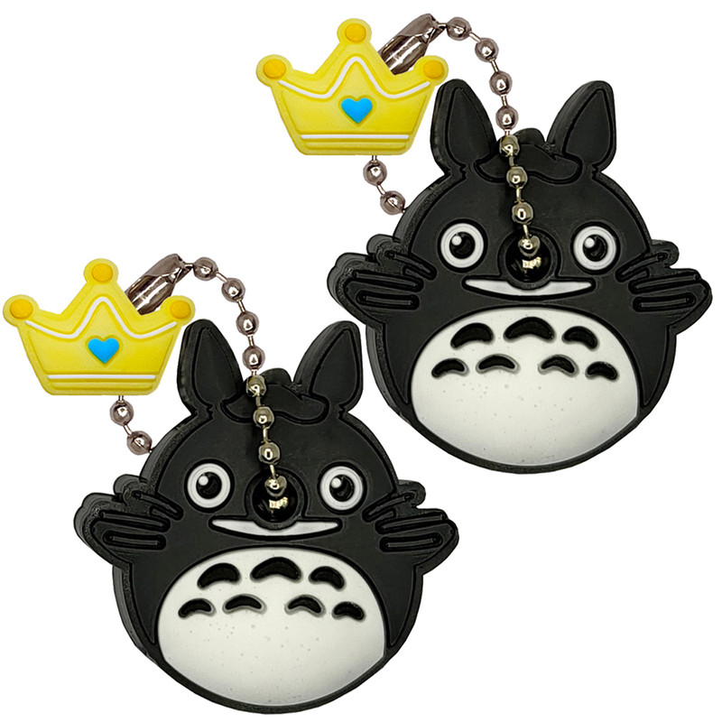 کاور کلید مدل Totoro T04 به همراه آویز مجموعه 2 عددی