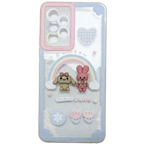 کاور مدل cute rabbts مناسب برای گوشی موبایل سامسونگ galaxy S23 FE