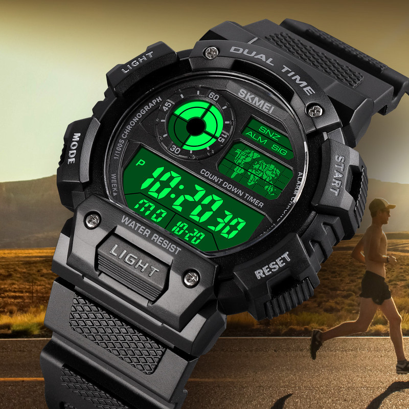 ساعت مچی دیجیتال مردانه اسکمی مدل 1723black