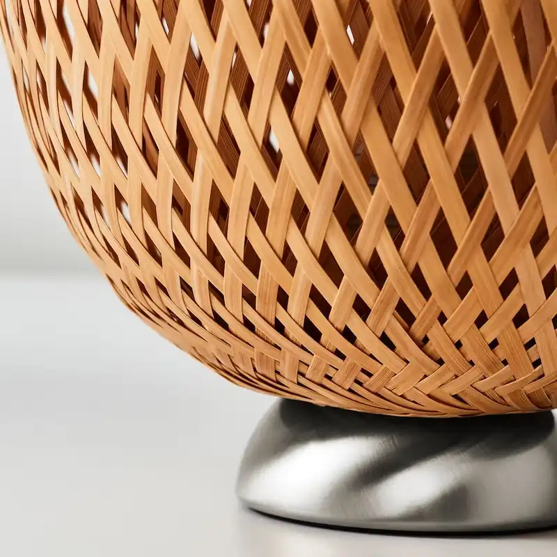 آباژور رومیزی ایکیا مدل حصیری BAMBO