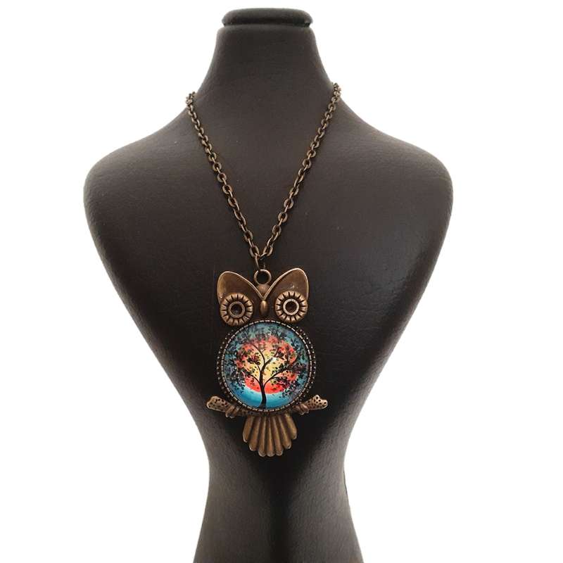 گردنبند دخترانه مدل جغد کد 21 گردنبند دخترانه مدل جغد کد 21