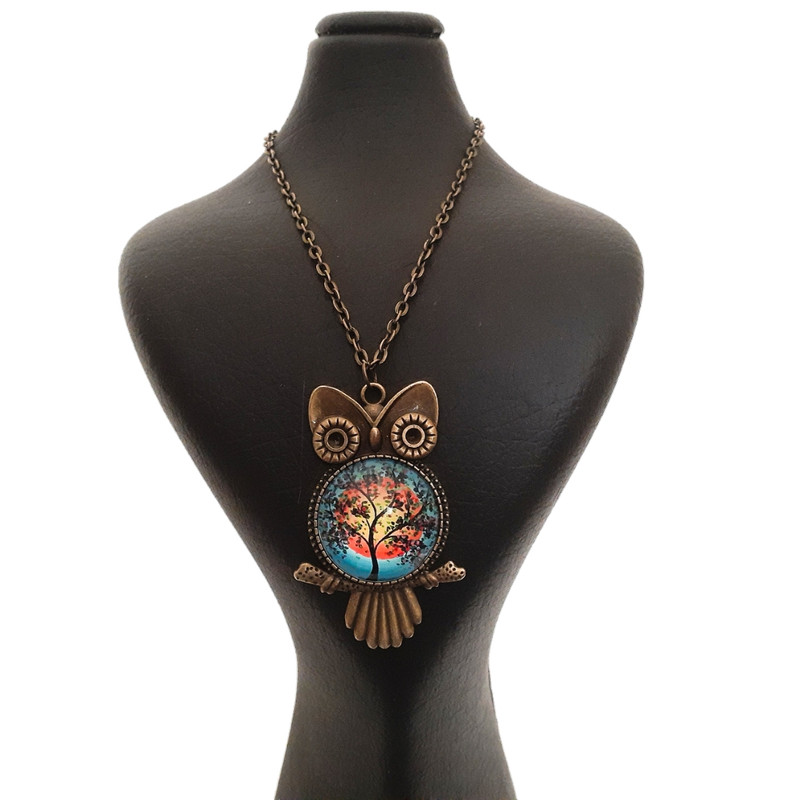 گردنبند دخترانه مدل جغد کد 21 گردنبند دخترانه مدل جغد کد 21