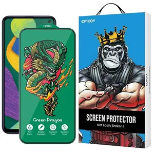 Epicoy Green Dragon ExplosionProof Glass Screen Protector For Samsung Galaxy F52 5G/F42 5G/F34 5G/F23 5G/F14 5G/F13 4G