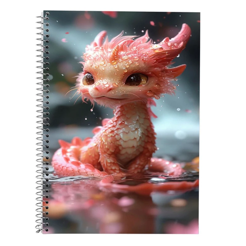 دفتر لغت 50 برگ مدوپد طرح اژدها کد DF16787