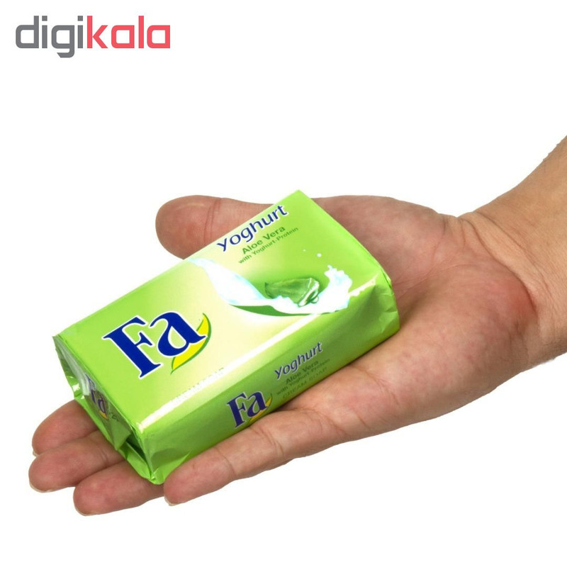صابون شستشو فا مدل Aloe vera وزن 175 گرم بسته 6 عددی