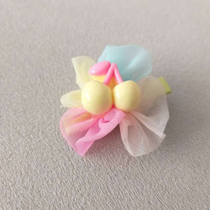 گیره مو دخترانه مدل گیلاس