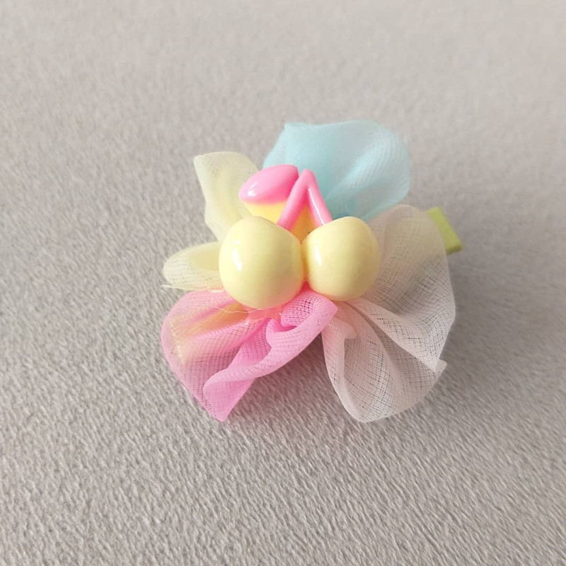 گیره مو دخترانه مدل گیلاس
