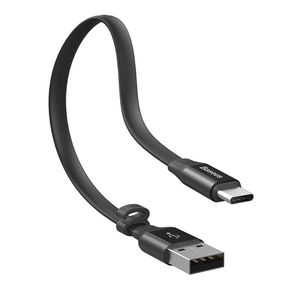 نقد و بررسی کابل تبدیل USB به USB-C باسیوس مدل Nimble catmbj-01 طول 0.23 متر توسط خریداران