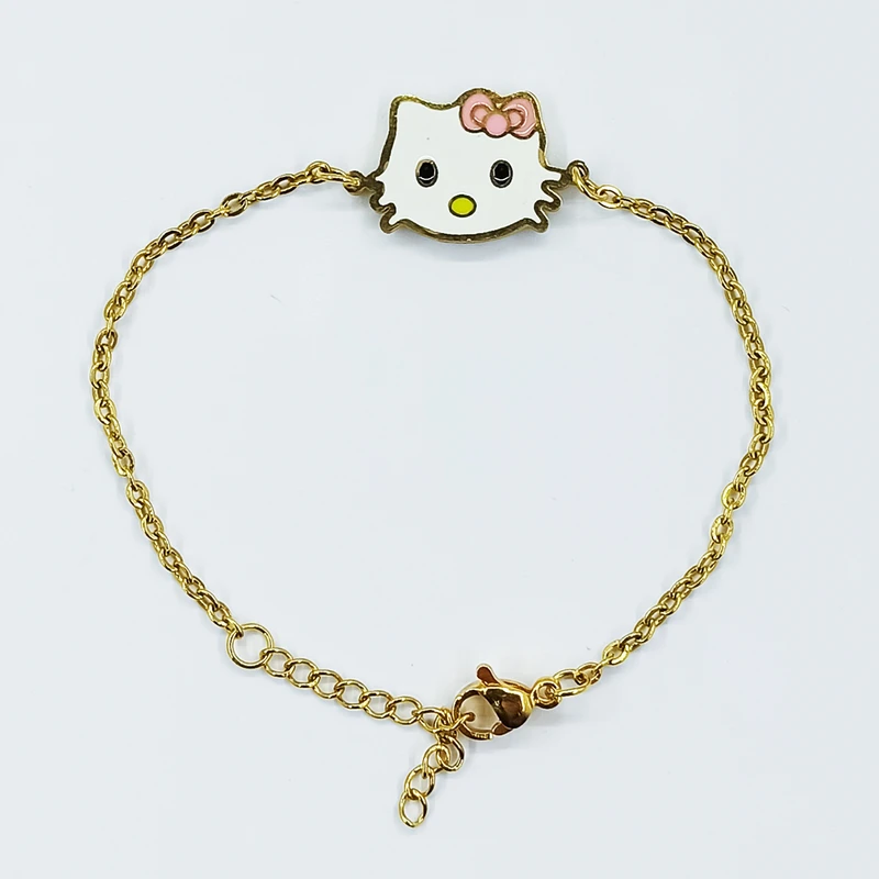 دستبند دخترانه سلین کالا مدل گربه کد ce-As39