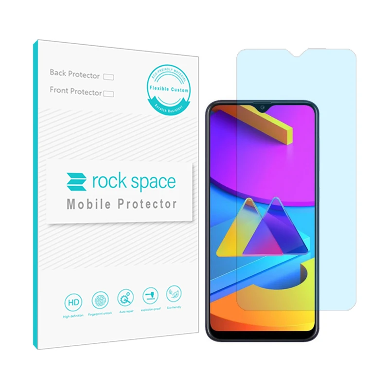 محافظ صفحه نمایش ضد اشعه آبی راک اسپیس مدل HyBLU مناسب برای گوشی موبایل سامسونگ Galaxy M10S