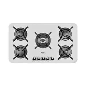 اجاق گاز صفحه‌ای پنج شعله میکس پلاس مدل PARDYC W