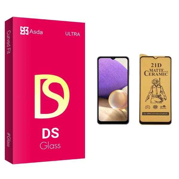 محافظ صفحه نمایش سرامیکی آسدا مدل DS مناسب برای گوشی موبایل سامسونگ Galaxy A32