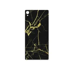 MAHOOT Graphite-Gold-Marble Cover Sticker for Sony Xperia Z3