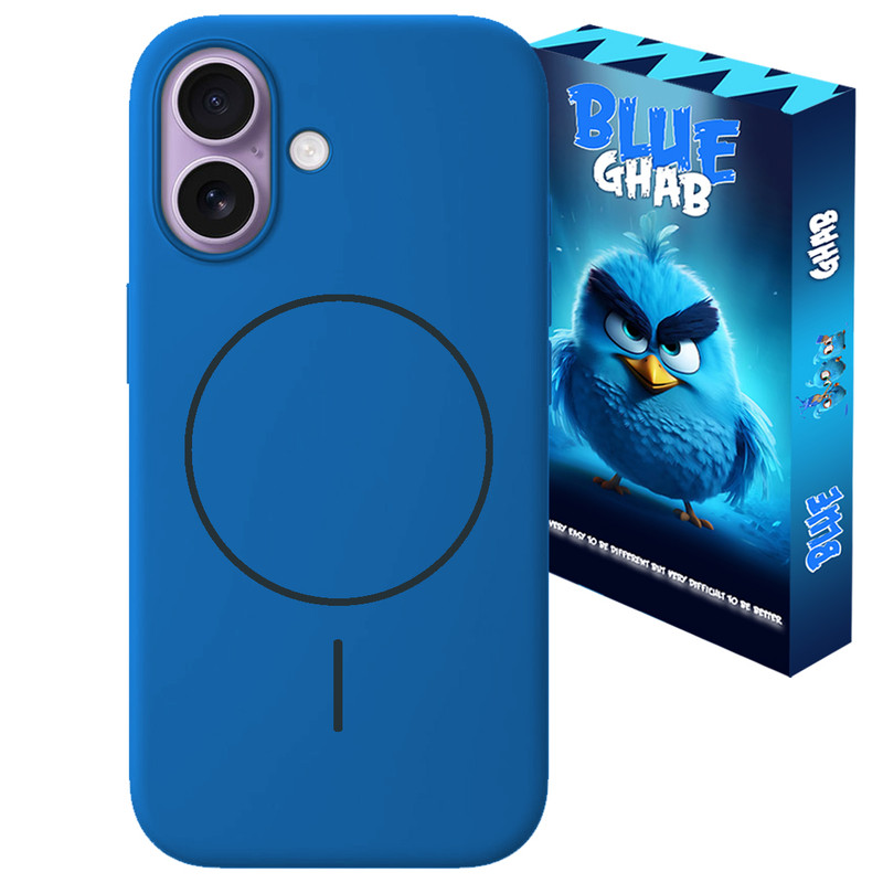 کاور بلو قاب مدل مگسیف سیلیکونی کد O41 مناسب برای گوشی موبایل اپل iPhone 16