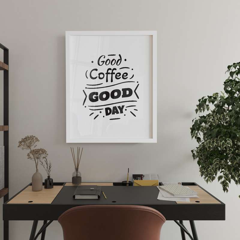 تابلو مدل نوشته انگلیسی COFFEE کد 319