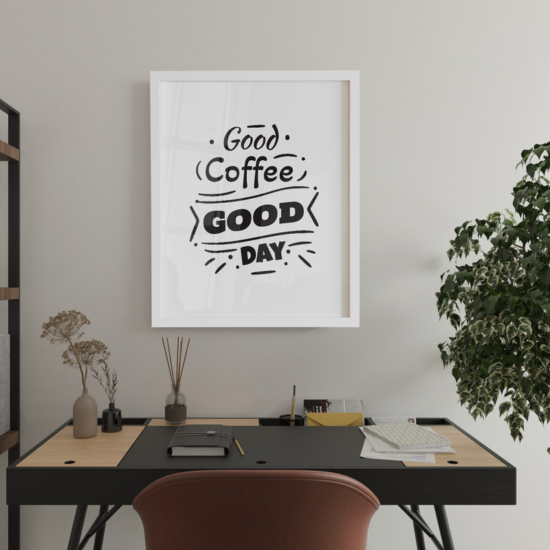 تابلو مدل نوشته انگلیسی COFFEE کد 319