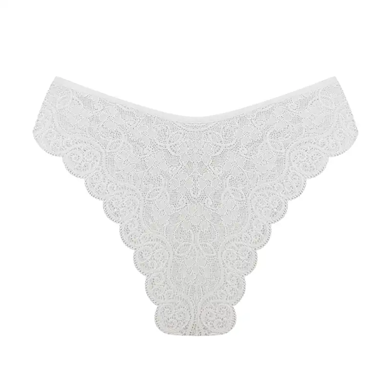 لباس خواب زنانه مدل گیپور 2 رنگ سفید