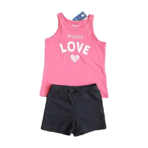 ست تاپ و شلوارک دخترانه لوپیلو مدل 110