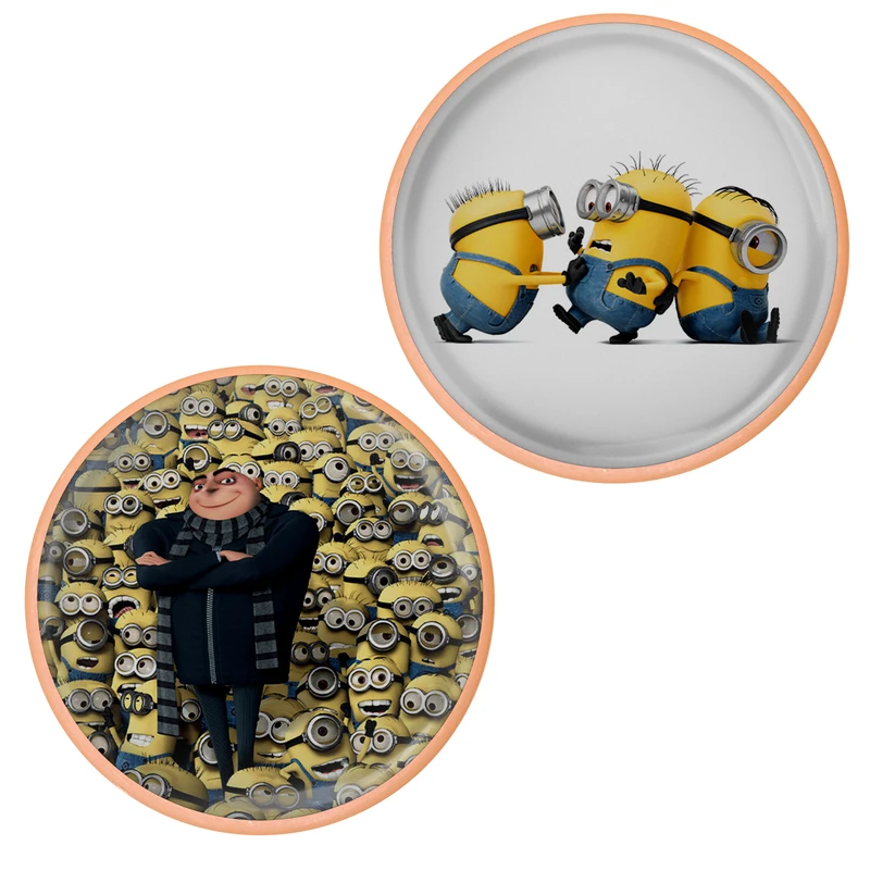 تراش مدل مخزن دار طرح کارتون مینیون ها کد S11370-378 بسته دو عددی