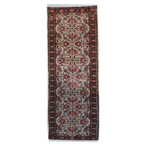 فرش دستباف کناره طول سه متر طرح بیجار مدل AA